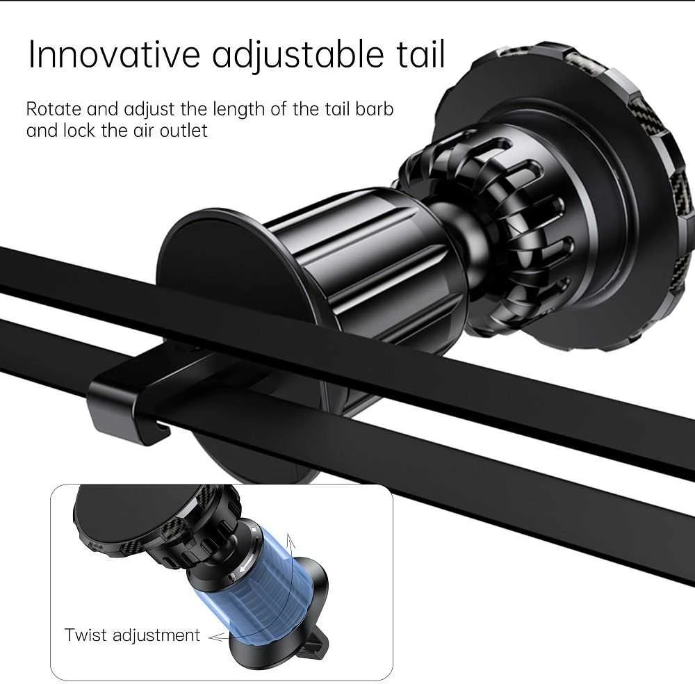 Magnetinis automobilio telefono laikiklis Forcell F-Grip MagFlex priekiniam stiklui / prietaisų skydeliui / ventiliacijos angai juodas