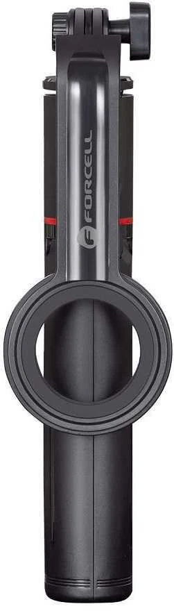 FORCELL F-GRIP MagSelfie S100M asmenukių lazda su bevieliu nuotolinio valdymo pulteliu juodas