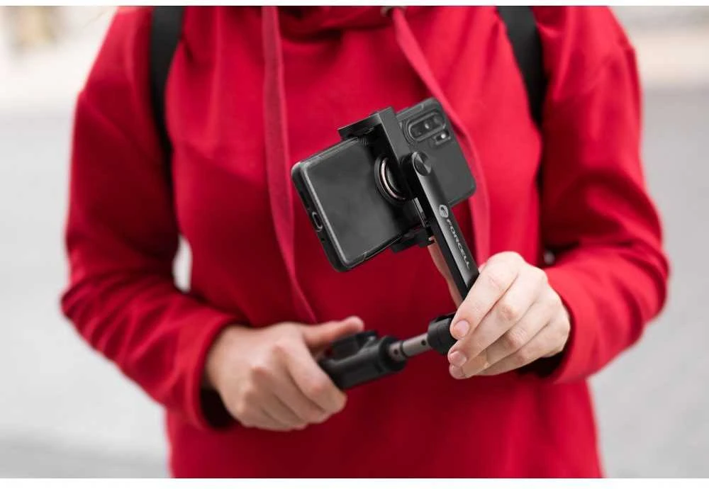 Asmenukių lazda + trikojis Forcell F-GRIP (S70M) (Bluetooth) juoda