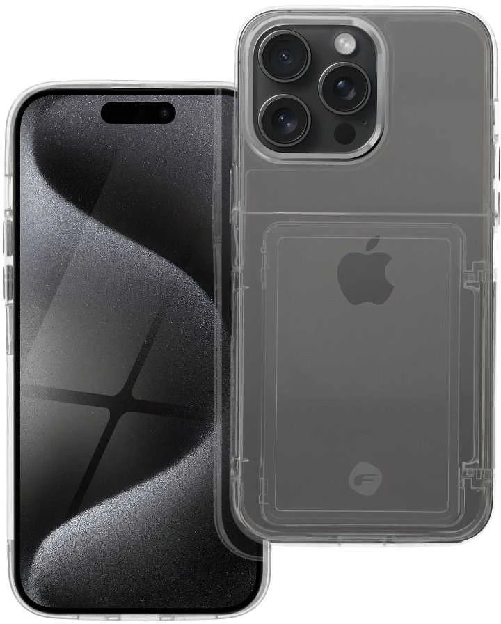 Dėklas Forcell F-PROTECT skirtas iPhone 15 Pro Max skaidrus