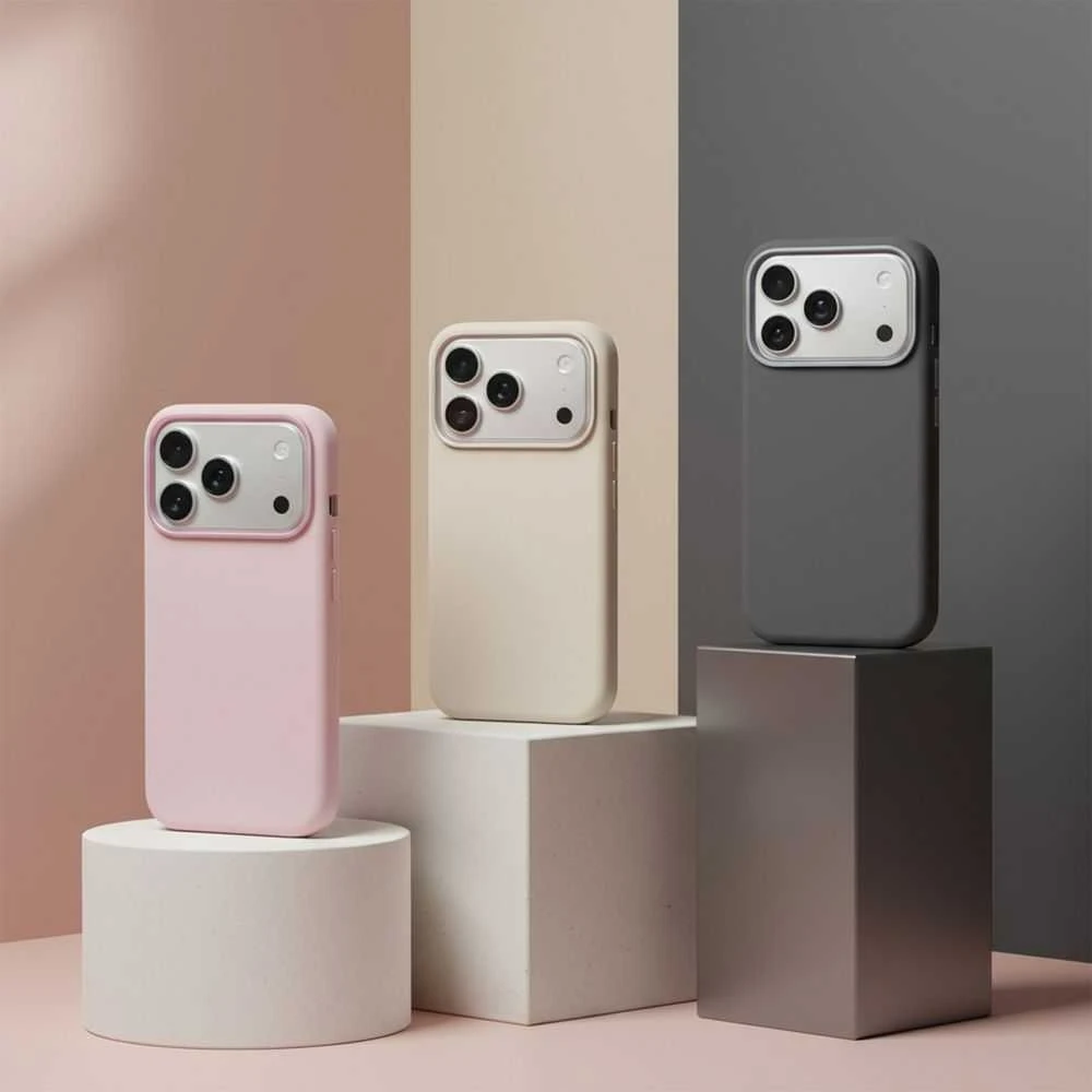 „iPhone 15 PRO MAX“ dėklas „Forcell F-Protect Frame Premium“, suderinamas su „Magsafe“, rožinis