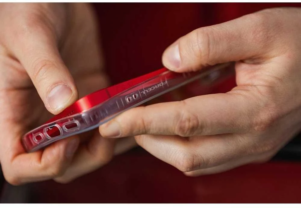 „iPhone 15 PLUS“ dėklas „Forcell F-Protect Long Lasting“ skaidrus