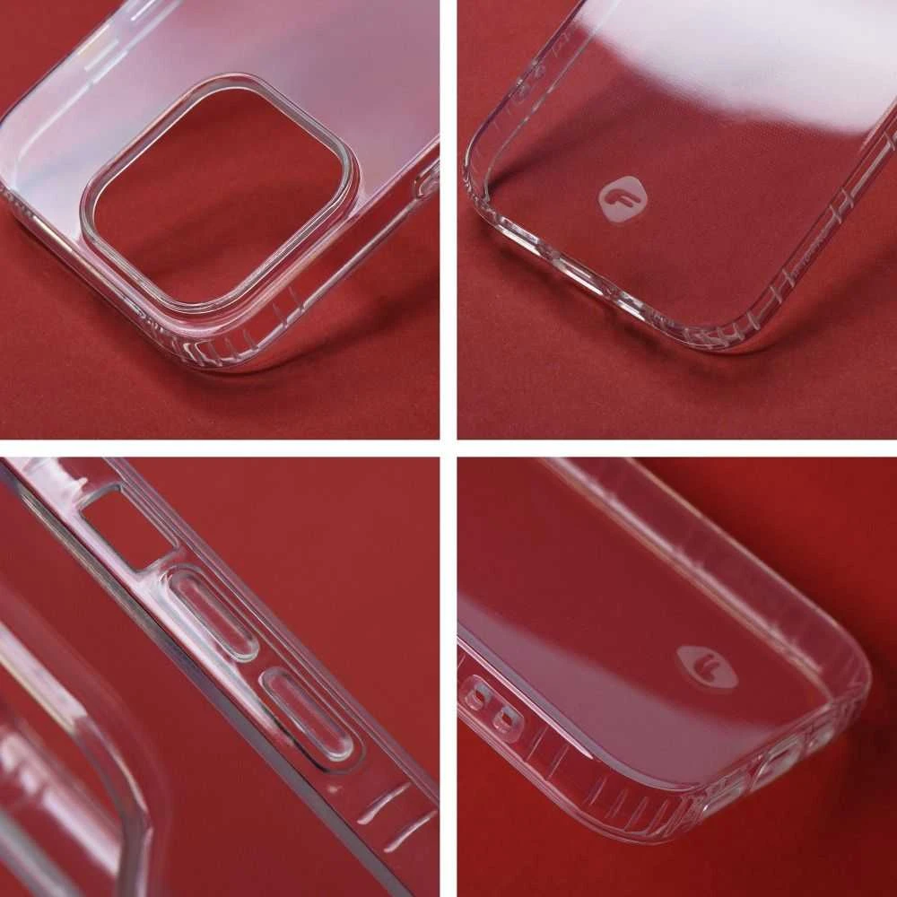„iPhone 15 PLUS“ dėklas „Forcell F-Protect Long Lasting“ skaidrus