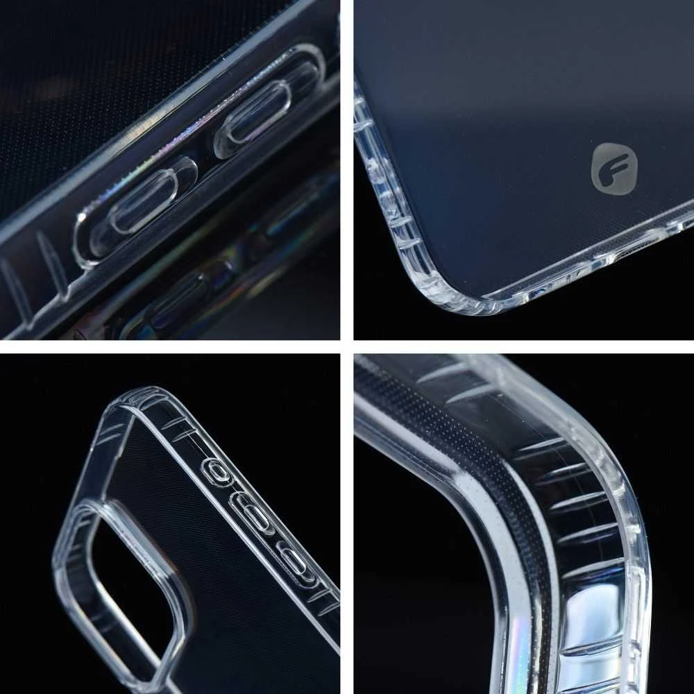 „iPhone 15 PLUS“ dėklas „Forcell F-Protect Long Lasting“ skaidrus