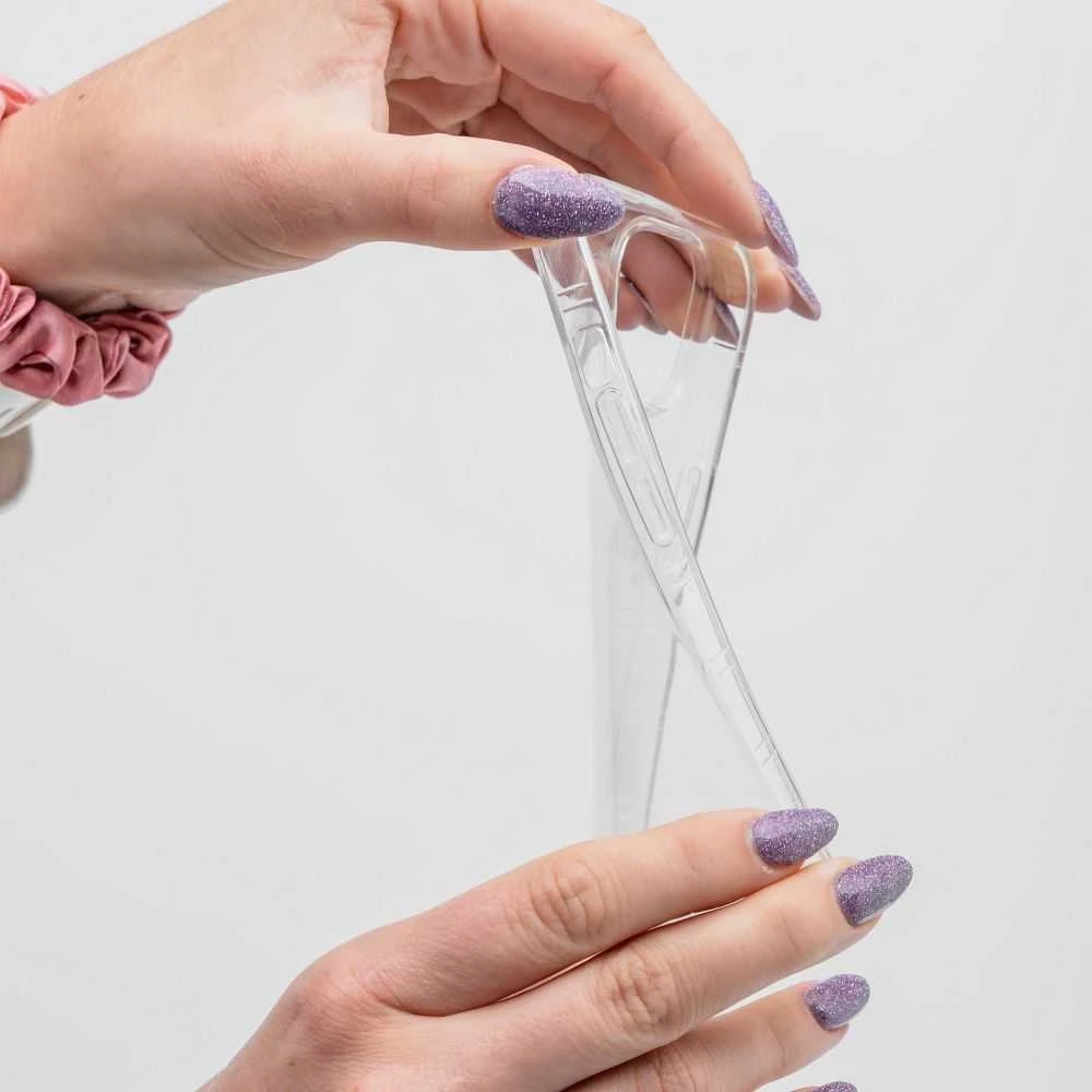 „iPhone 15 PLUS“ dėklas „Forcell F-Protect Long Lasting“ skaidrus