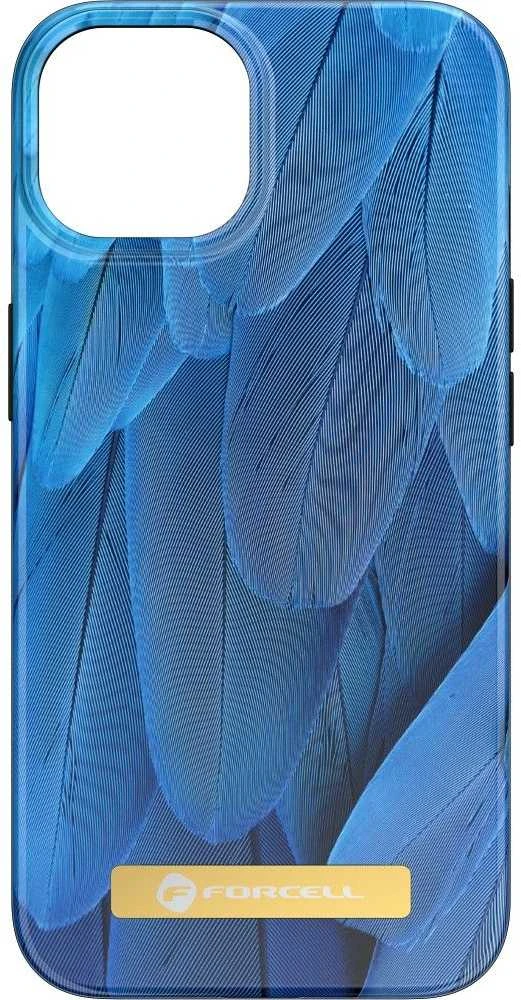 „iPhone 14 PLUS“ dėklas „Forcell F-Protect Mirage“, suderinamas su „Magsafe“ mėlynas bird