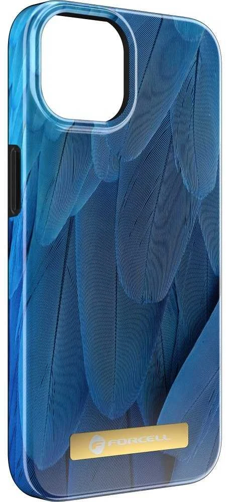 „iPhone 14 PLUS“ dėklas „Forcell F-Protect Mirage“, suderinamas su „Magsafe“ mėlynas bird