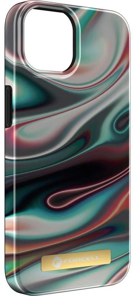 „iPhone 15 PRO MAX“ dėklas „Forcell F-Protect Mirage“, suderinamas su „Magsafe Glow“