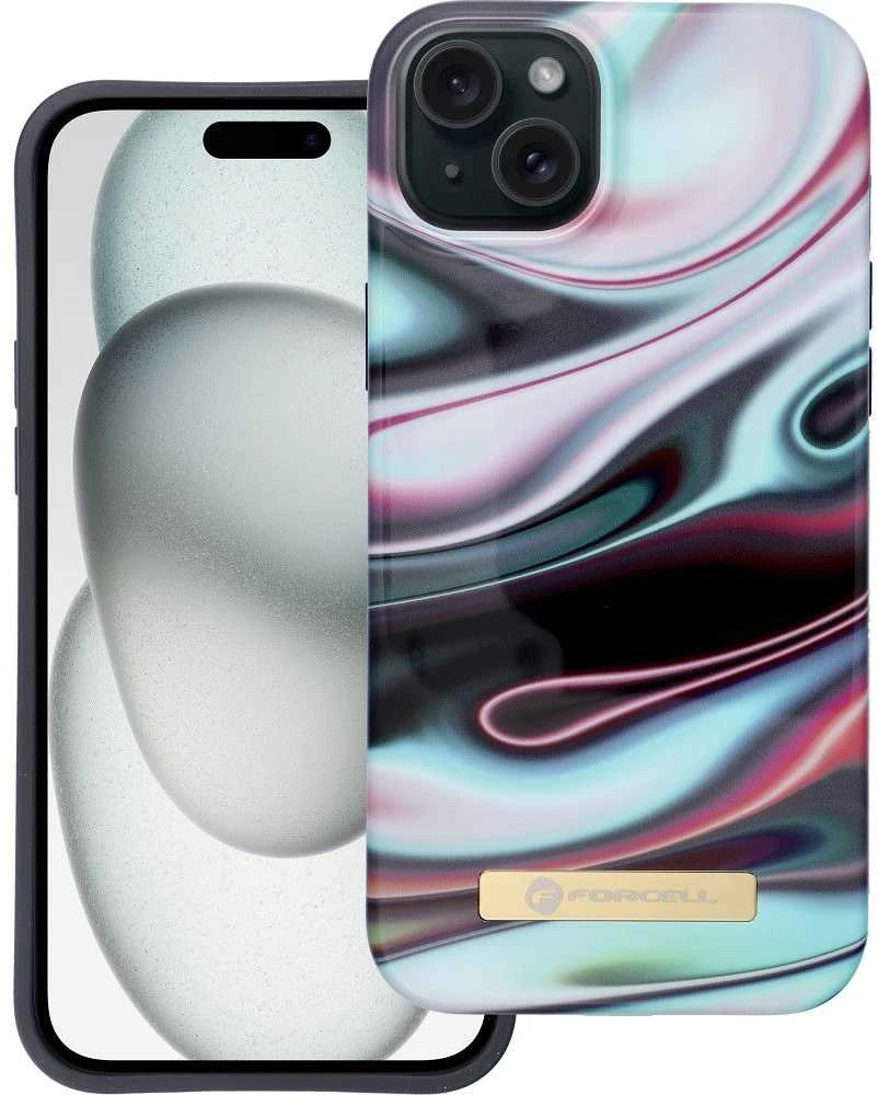 „iPhone 15 PLUS“ dėklas „Forcell F-Protect Mirage“, suderinamas su „Magsafe Glow“
