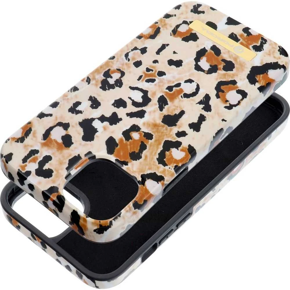 „iPhone 15 PLUS“ dėklas „Forcell F-Protect Mirage“, suderinamas su „Magsafe Wild Panther“