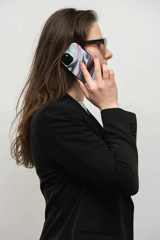 „iPhone 15 PLUS“ dėklas „Forcell F-Protect Mirage“, suderinamas su „Magsafe Glow“