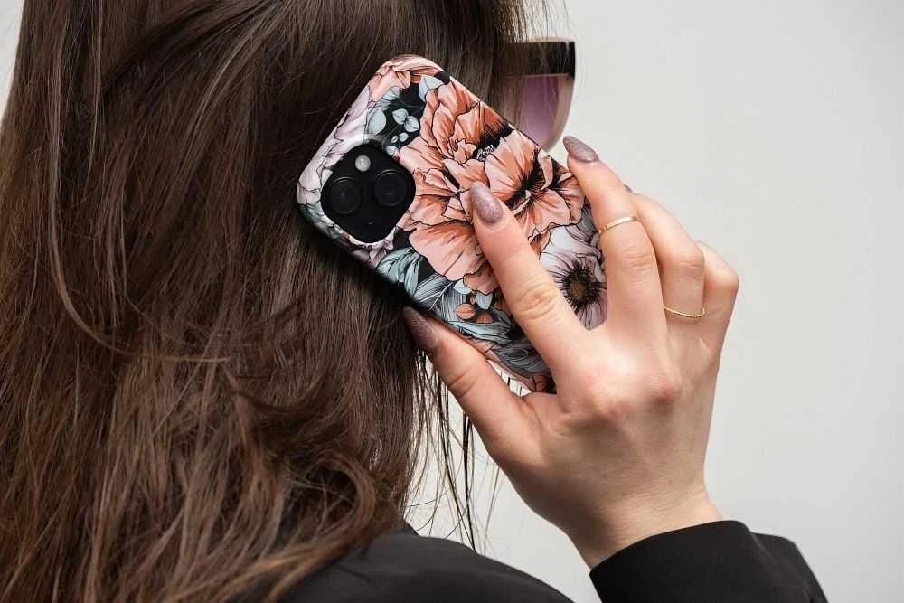 „iPhone 15 PLUS“ dėklas „Forcell F-Protect Mirage“, suderinamas su „Magsafe bloom bush“