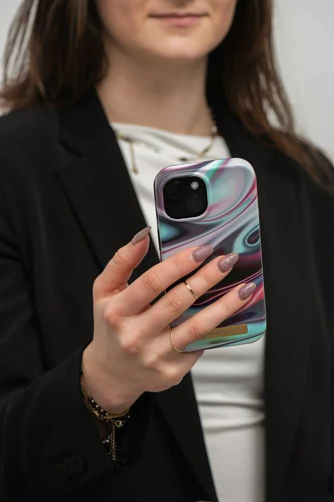 „iPhone 15 PLUS“ dėklas „Forcell F-Protect Mirage“, suderinamas su „Magsafe Glow“