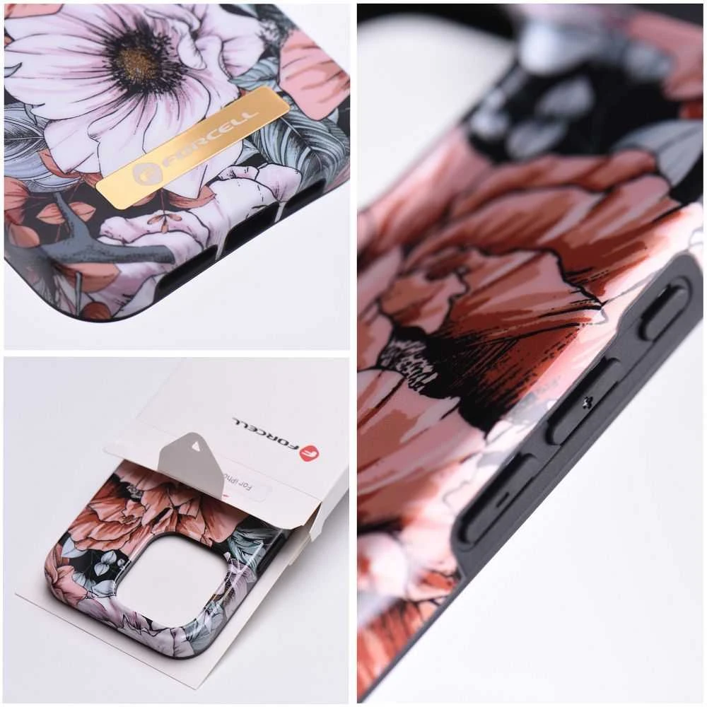 „iPhone 15 PLUS“ dėklas „Forcell F-Protect Mirage“, suderinamas su „Magsafe bloom bush“