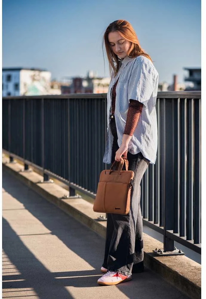 FORCELL F-PROTECT URBAN STYLE Bag for Nešiojamas kompiuteris 15,6" ruda