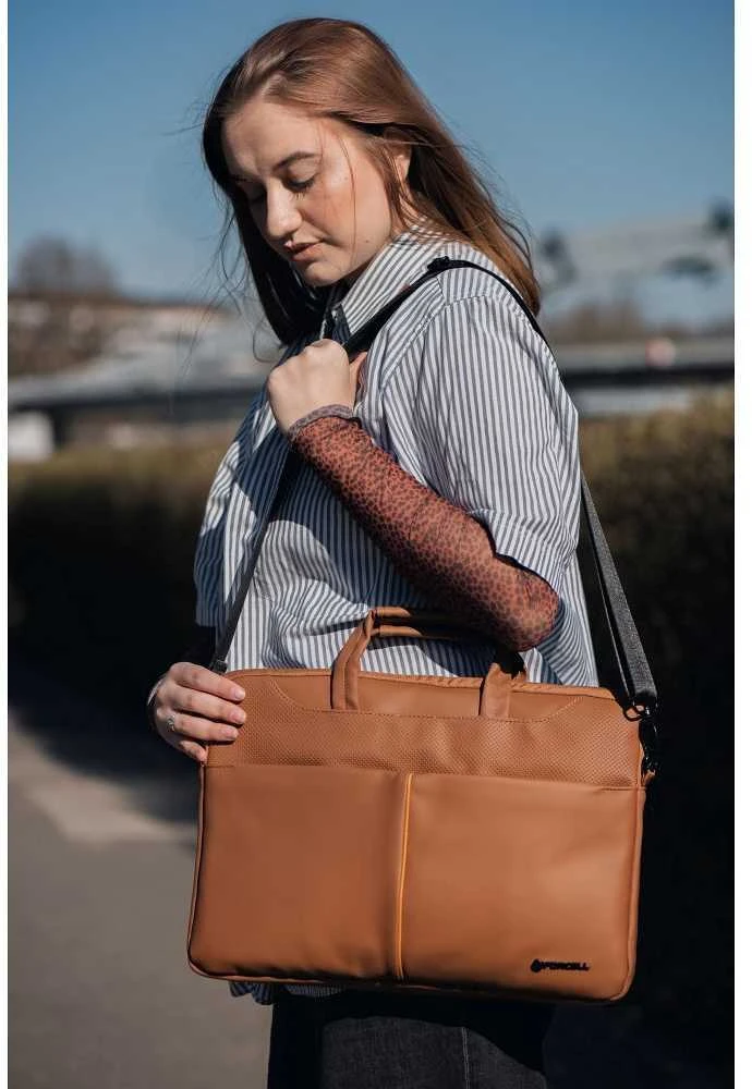 FORCELL F-PROTECT URBAN STYLE Bag for Nešiojamas kompiuteris 15,6" ruda