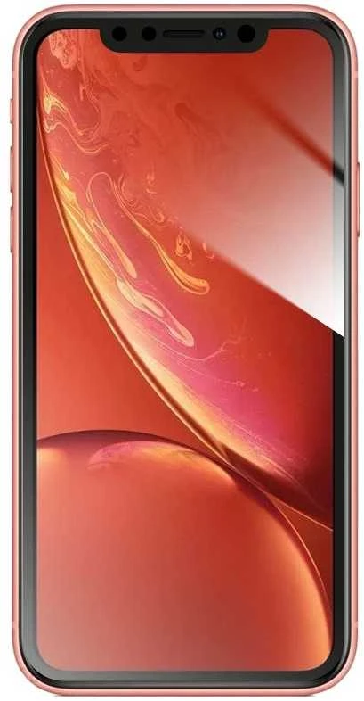 Hibridinis stiklas iPhone XR / 11 Forcell Flexible 5D juodas