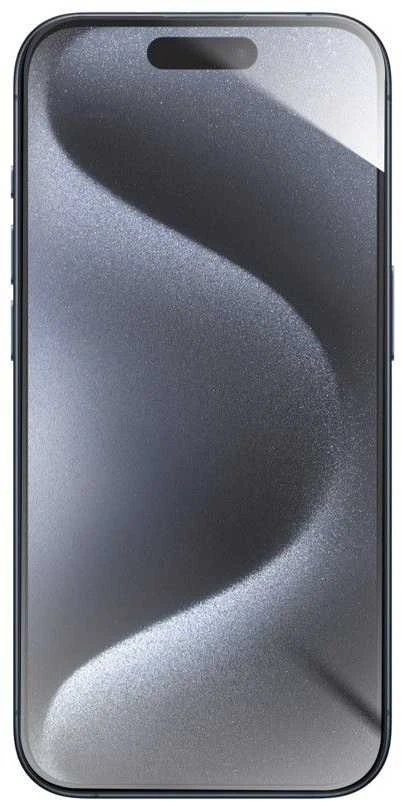 Hibridinis stiklas iPhone 15 PRO Forcell Flexible 5D juodas
