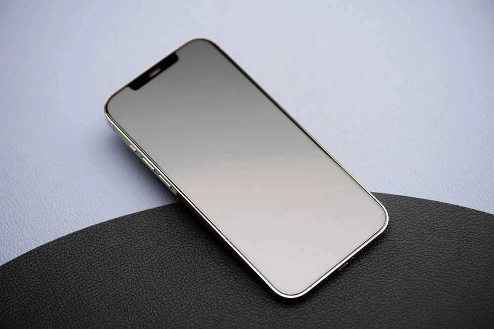 Grūdintas stiklas iPhone 14 PRO Forcell Matt Glass juodas
