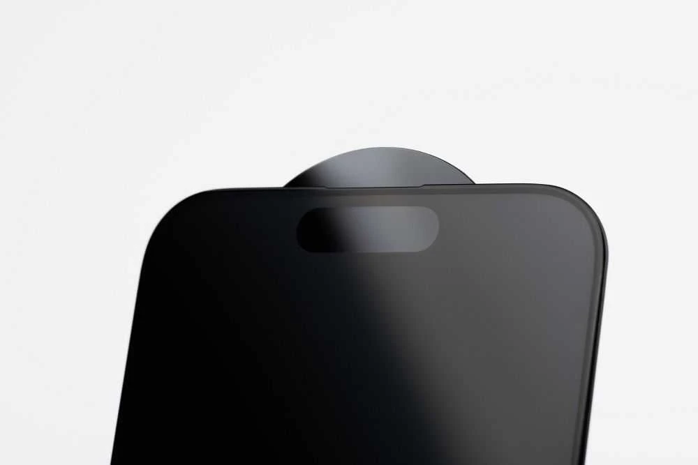 Grūdintas stiklas iPhone 14 PRO MAX Forcell matinis stiklas juodas