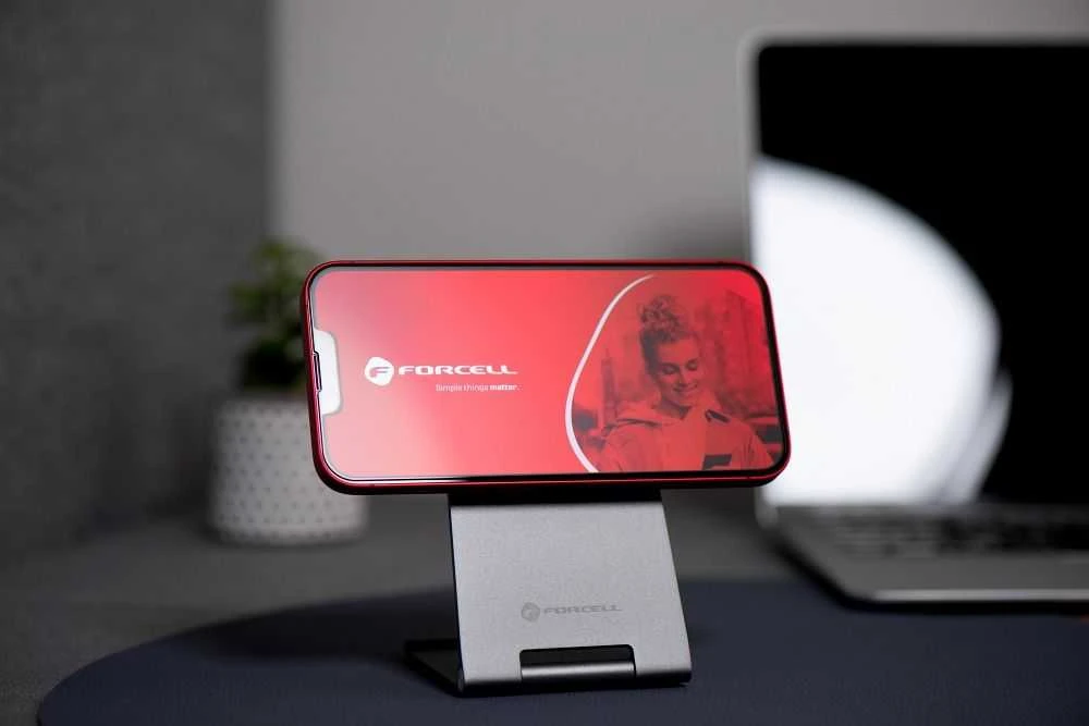 Grūdintas stiklas iPhone 14 PRO MAX Forcell matinis stiklas juodas