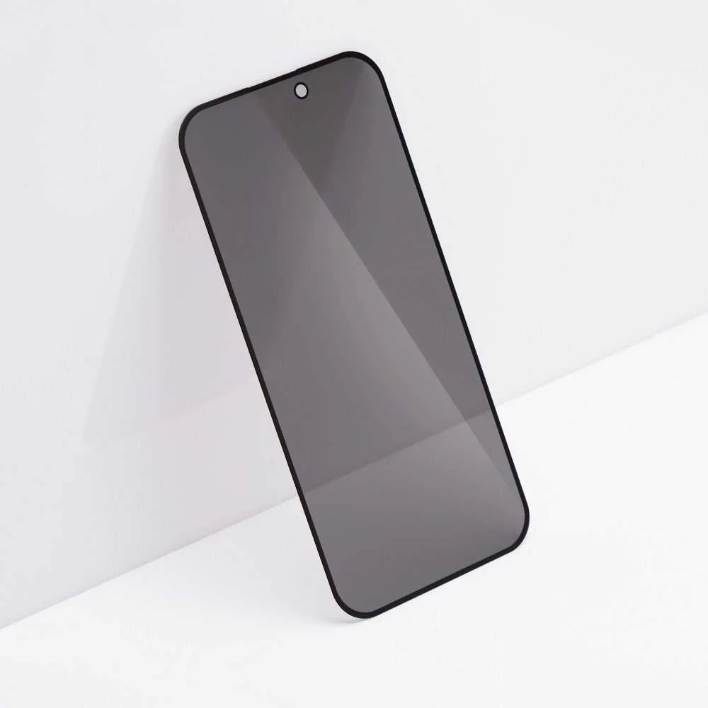 Grūdintas stiklas iPhone 12 / 12 PRO Forcell Privacy Glass juodas