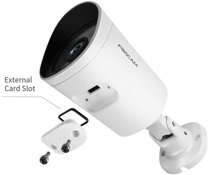 Foscam G4P-W apsaugos kamera Bullet IP apsaugos kamera Lauko 2560 x 1440 pikselių Lubinės/sienos