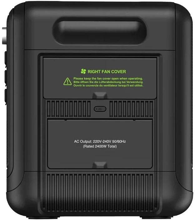 FOSSIBOT F2400 2400W Charging Station Juodas