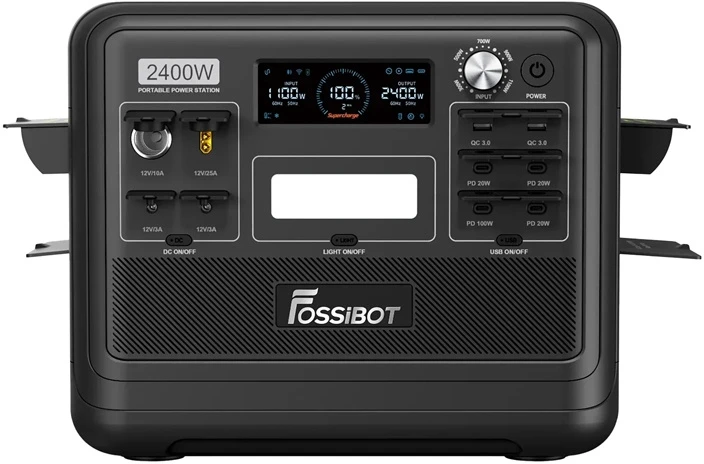 FOSSIBOT F2400 2400W Charging Station Juodas