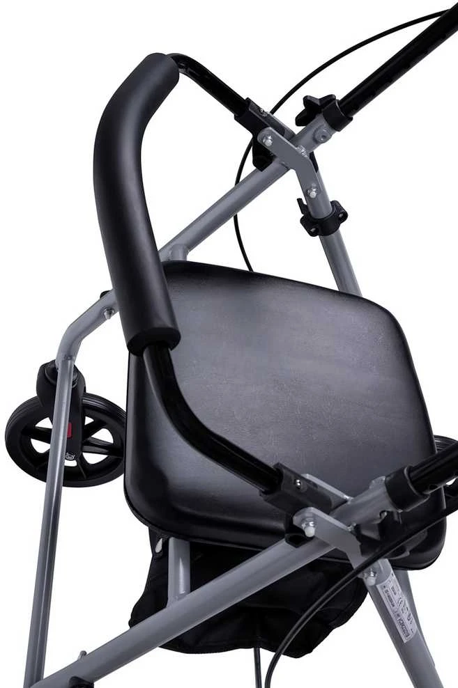 MDH Judėjimo Priemonė - Aliuminis Stovas 120kg Talpa, Reguliuojamas Sėdynė 51-56cm, Sulankstomas