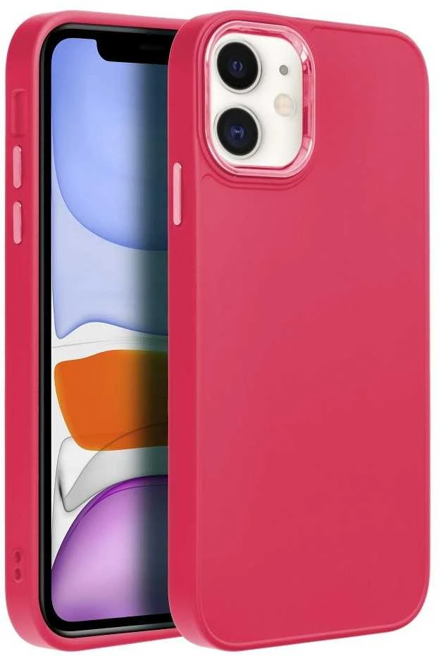 OEM dėklas, skirtas „iPhone 11 Frame“, rausvai raudonas