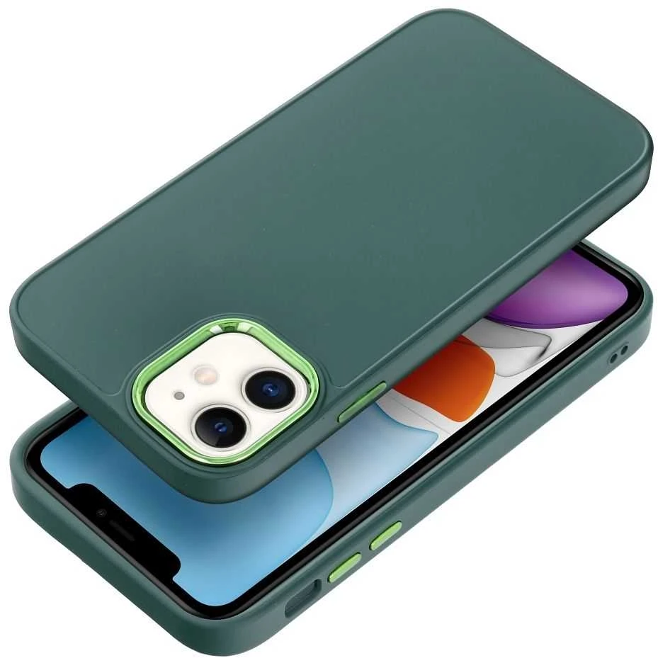 OEM dėklas iPhone 11 Frame žalias