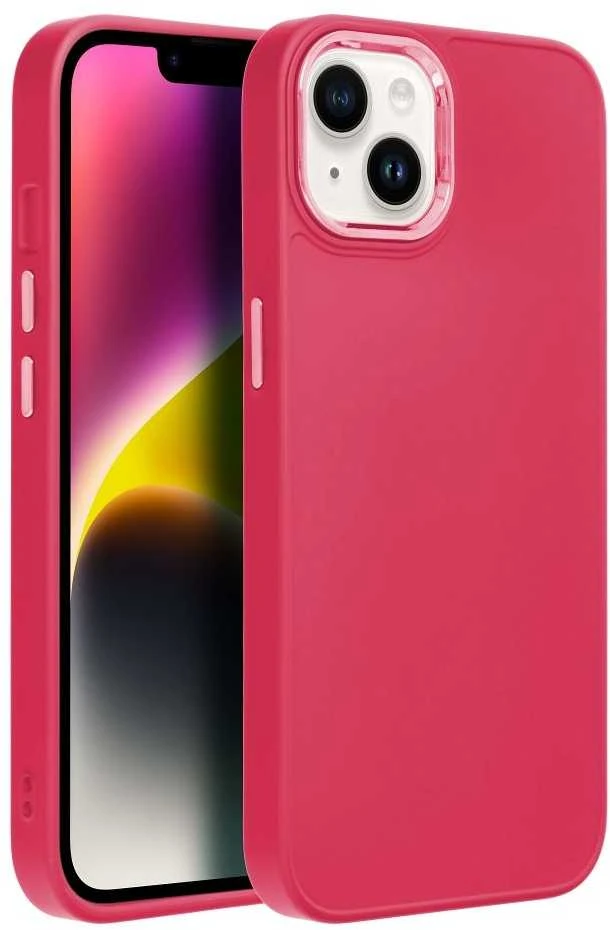 OEM dėklas, skirtas „iPhone 13 Frame“, rausvai raudonas