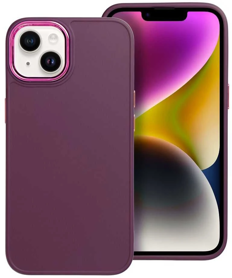 Dėklas Oem Case for iPhone 14 Frame violetinė