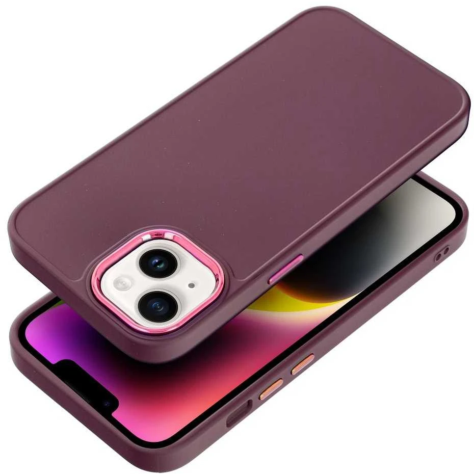 Dėklas Oem Case for iPhone 14 Frame violetinė