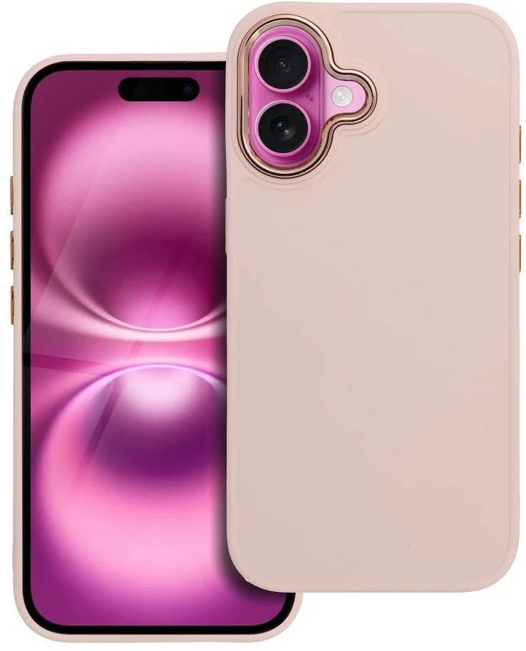 Reach Dėklas FRAME Apple iPhone 16 šviesiai rožinis