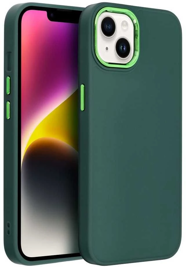 OEM dėklas, skirtas iPhone 17 AIR Frame žalias
