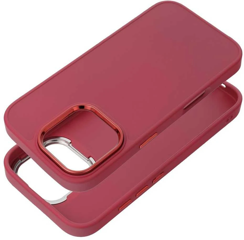 OEM dėklas, skirtas „iPhone 17 Frame“, rausvai raudonas