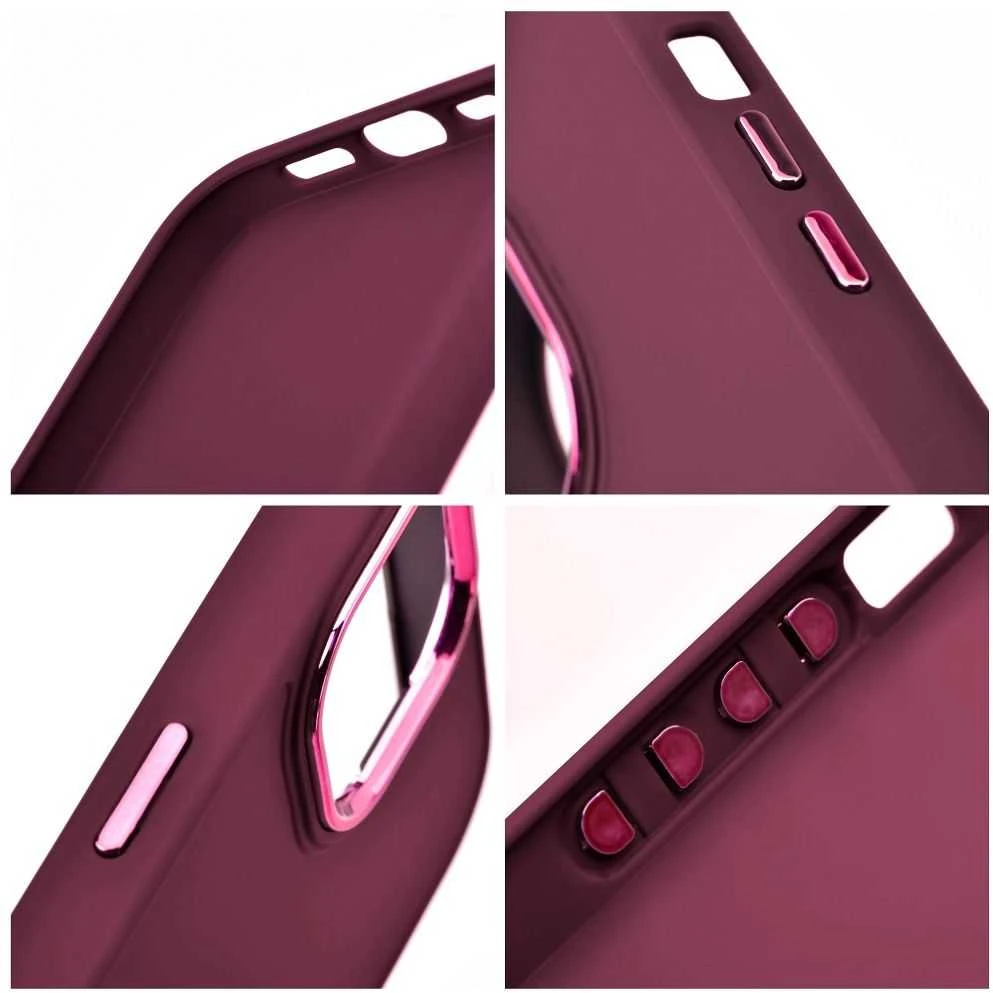 OEM dėklas, skirtas iPhone 17 Pro / 18 Pro (žemas kameros kraštas) Frame violetinė
