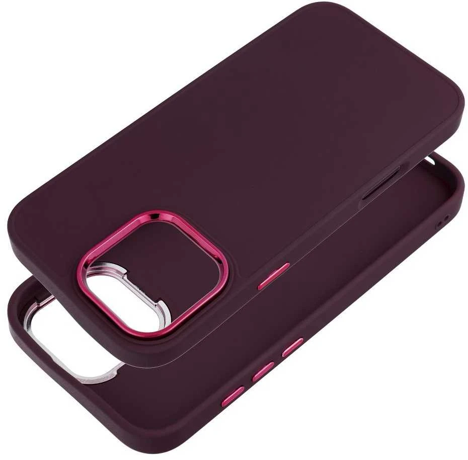 OEM dėklas, skirtas iPhone 17 Pro / 18 Pro (žemas kameros kraštas) Frame violetinė