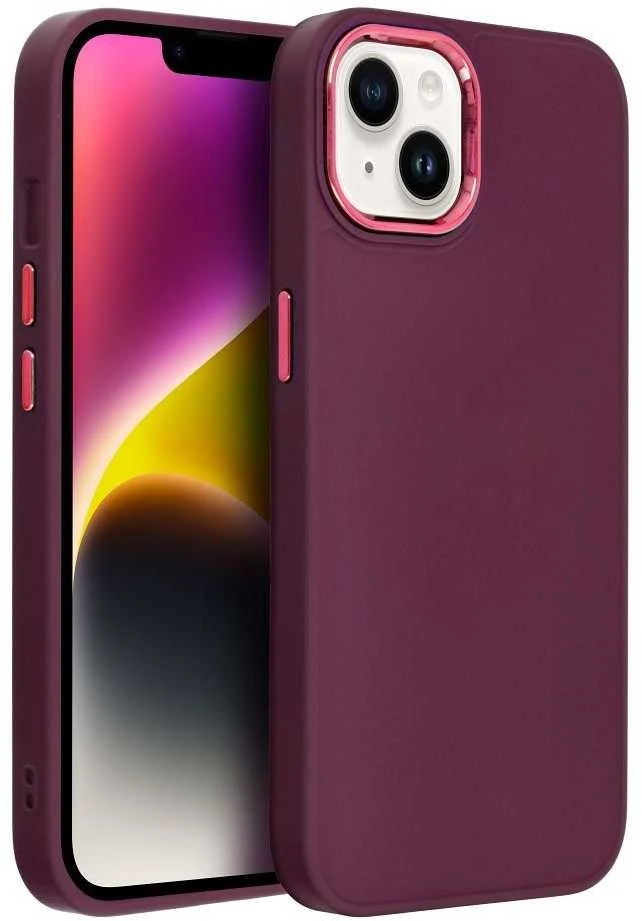Dėklas Oem Case for iPhone 17 Frame violetinė