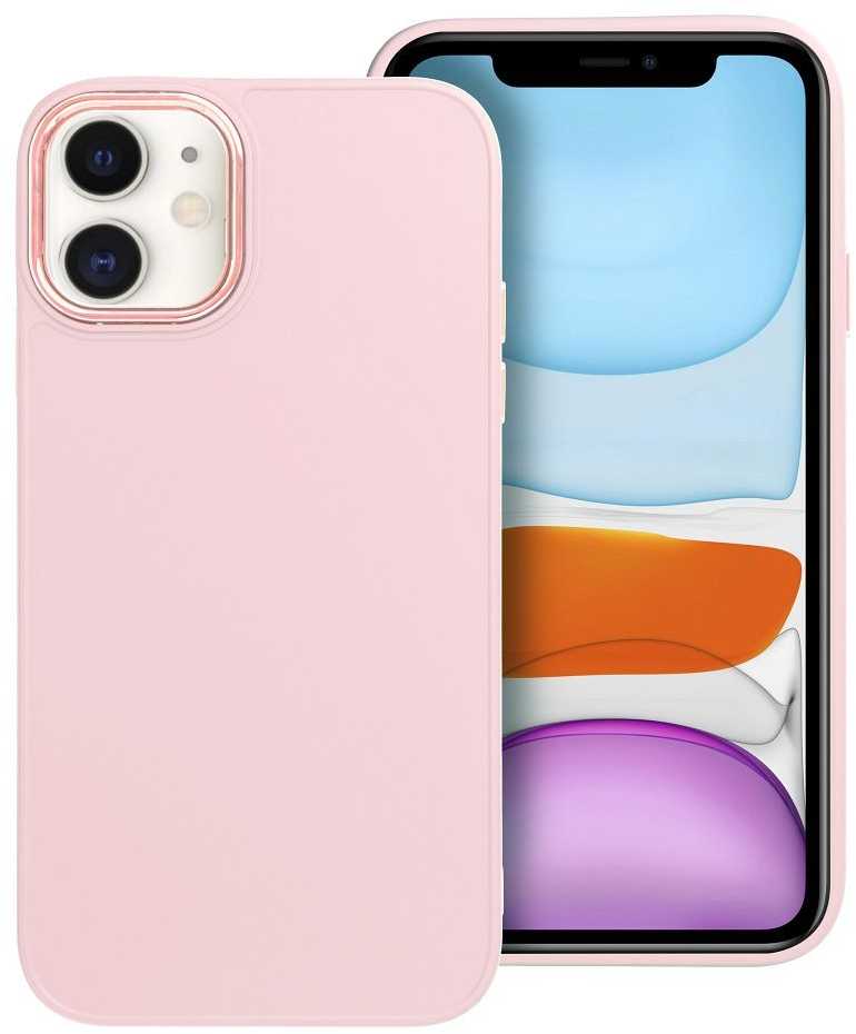 OEM dėklas, skirtas „iPhone 11 Frame“, miltelinės rožinės spalvos