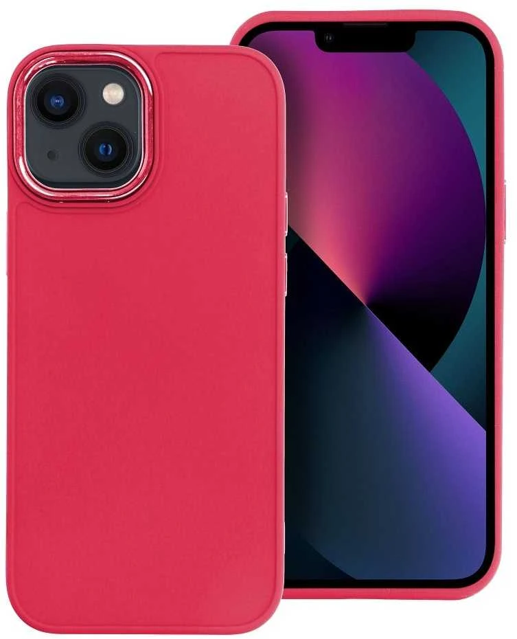 OEM dėklas, skirtas iPhone 13 MINI, rėmelis, rausvai raudonas