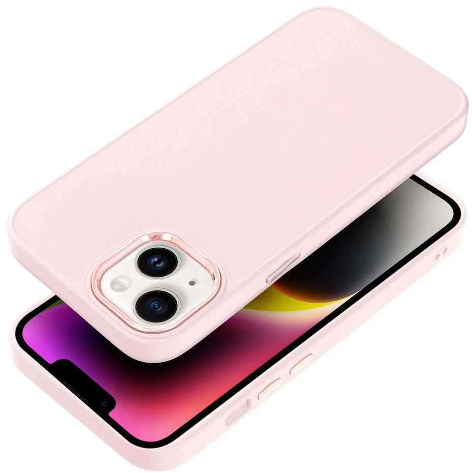 OEM dėklas, skirtas „iPhone 13 Frame“, miltelinės rožinės spalvos