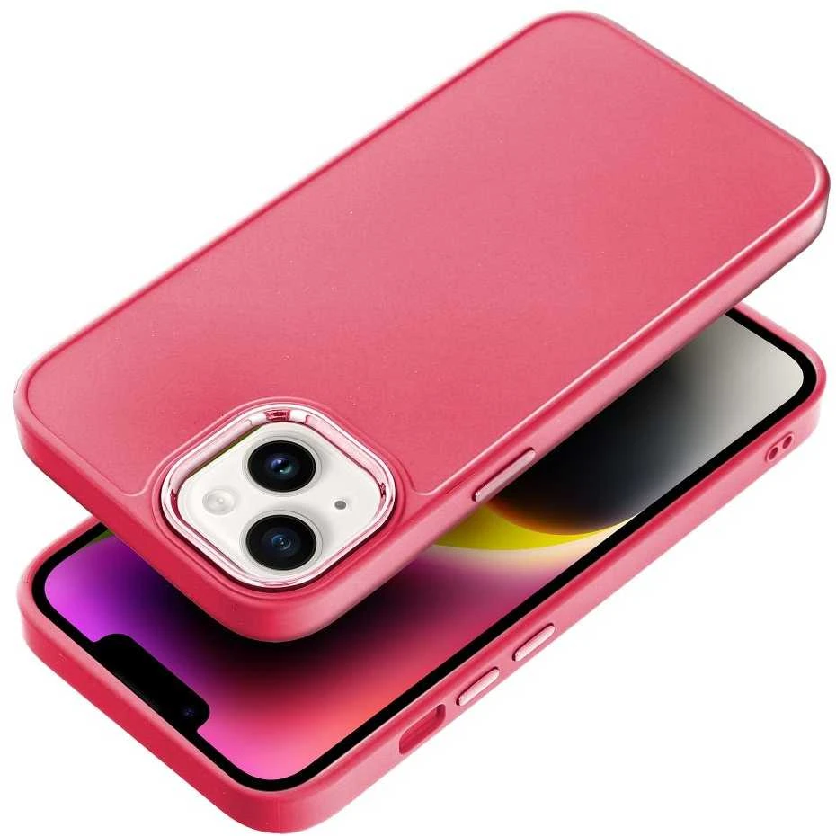 OEM dėklas, skirtas „iPhone 14 Frame“, rausvai raudonas