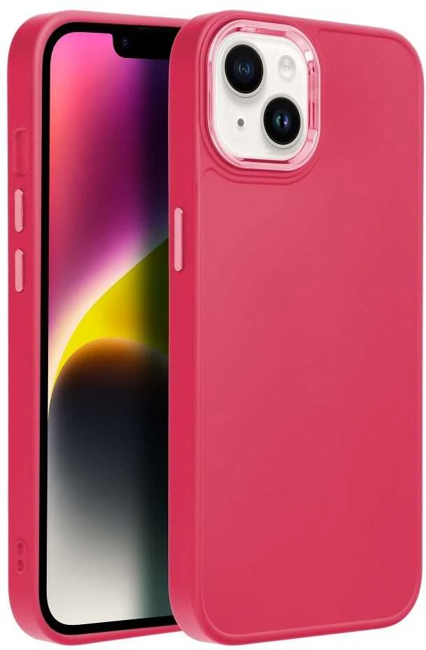 OEM dėklas, skirtas „iPhone 14 Frame“, rausvai raudonas