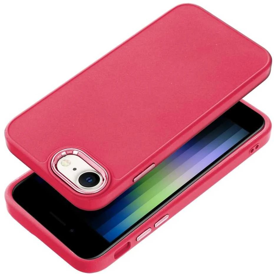 OEM dėklas, skirtas iPhone 7 / 8 / SE 2020 / SE 2022 rėmelis rausvai raudonas