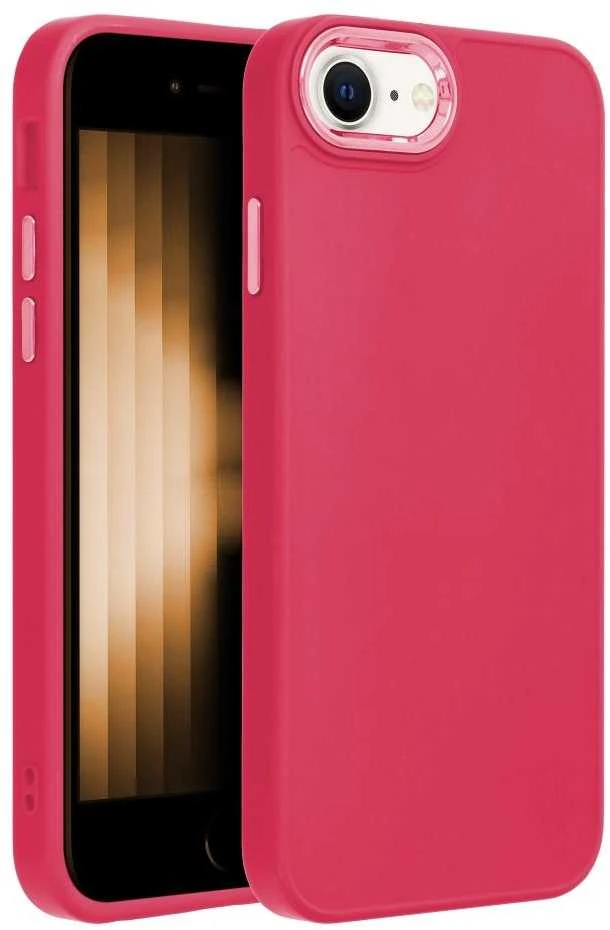 OEM dėklas, skirtas iPhone 7 / 8 / SE 2020 / SE 2022 rėmelis rausvai raudonas