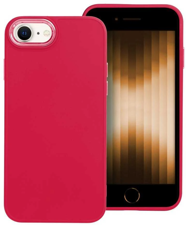 OEM dėklas, skirtas iPhone 7 / 8 / SE 2020 / SE 2022 rėmelis rausvai raudonas
