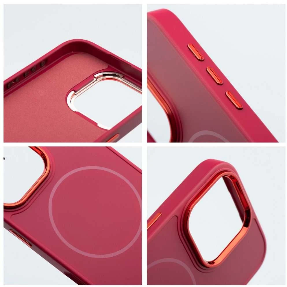 Oem Originalus „iPhone 17 AIR“ dėklas, suderinamas su „MagSafe“, rausvai raudonas